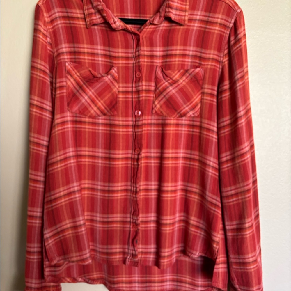 Mountain Khakis Red Long Sleeve Button Down Shirt